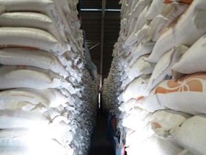 File photo of smuggled rice