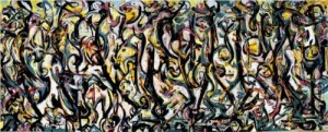 Jackson Pollock's piece, "Mural" (Photo from http://uima.uiowa.edu/jackson-pollock/)