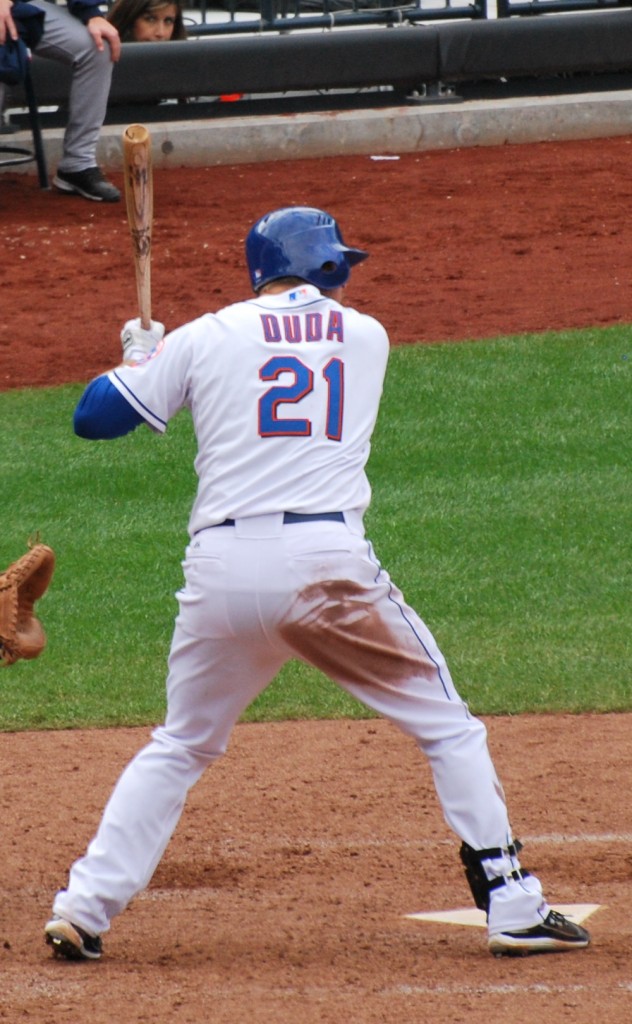 Lucas Duda in 2010. (Wikipedia photo)