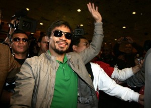 People's Champ and Sarangani Representative Manny Pacquiao. Photo by Chris Farina / Pacquiao's official Facebook page