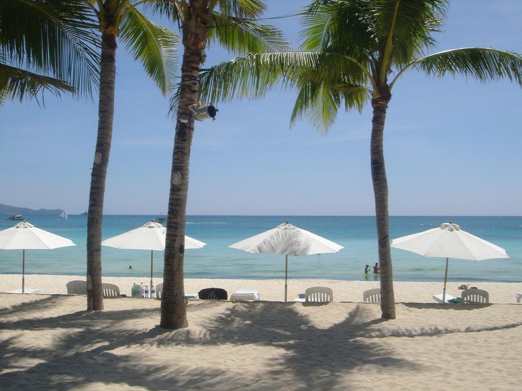White sand beach of Boracay. Wikipedia photo