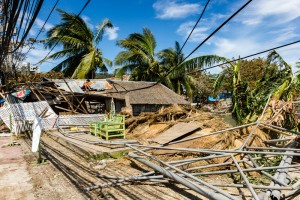 The devastation left by super typhoon 'Haiyan.' Richard Whitcombe / Shutterstock