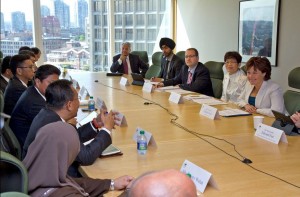 WELCOMING ASEAN DELEGATES. Premier Christy Clark meets with a delegation of high-ranking government officials representing the Association of Southeast Asian Nations (ASEAN) to reaffirm British Columbia’s commitment to develop its liquefied natural gas (LNG) industry.</p><p id=