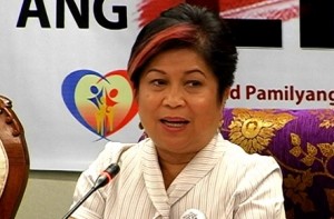 DSWD Sec. Corazon 'Dinky' Soliman. Photo courtesy of UNTV