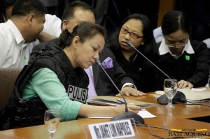 Alleged pork barrel scam mastermind Janet Lim-Napoles. Photo from Aquino's official Facebook page.