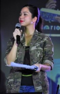 Saab Magalona at the Rock For a Fully Abled Nation benefit concert in the Eastwood City, Manila, 2013. / Wikipedia Photo