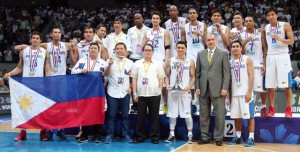 Smart Gilas Pilipinas. Photo courtesy of Nuki Sabio / FIBA Asia via Gilas Pilipinas Facebook page.