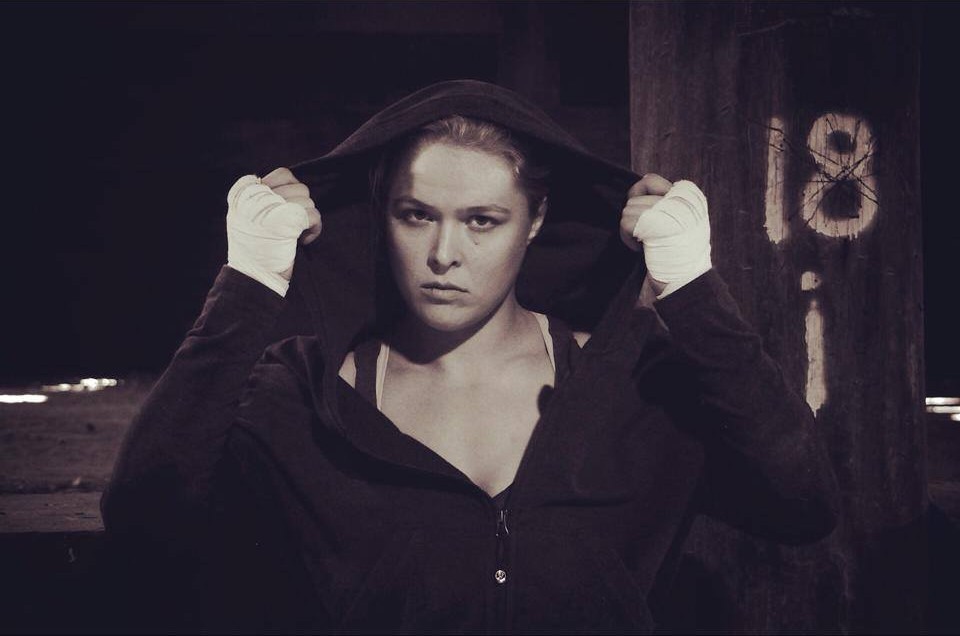 'Rowdy' Ronda Rousey (Photo from Rousey's official Facebook page)