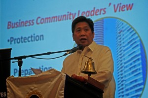 Communications Secretary Herminio B. Coloma Jr. speaks before the country’s financial executives during the Financial Executives Institute of the Philippines (FINEX) 2nd General Membership Meeting at the InterContinental Manila in Makati City on Wednesday (February 19). (Photo by Luisito L. Iglesias of PCOO- NIB photo)