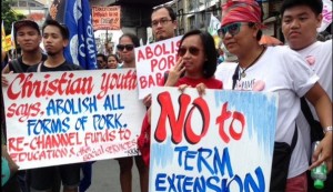 Anti-pork rally in Luneta (Carlo Mateo / DZBB via Twitter)