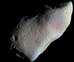 Wikipedia photo of an asteroid (951 Gaspra)