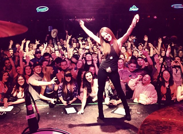 Kira Isabella in Winnipeg (photo courtesy of Isabella's Facebook page)