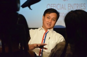 MMDA Chairman Francis Tolentino during the MMFF 2014 Selection and Announcement of Official Entries at Seda Hotel, Bonifacio Global City (Facebook photo)