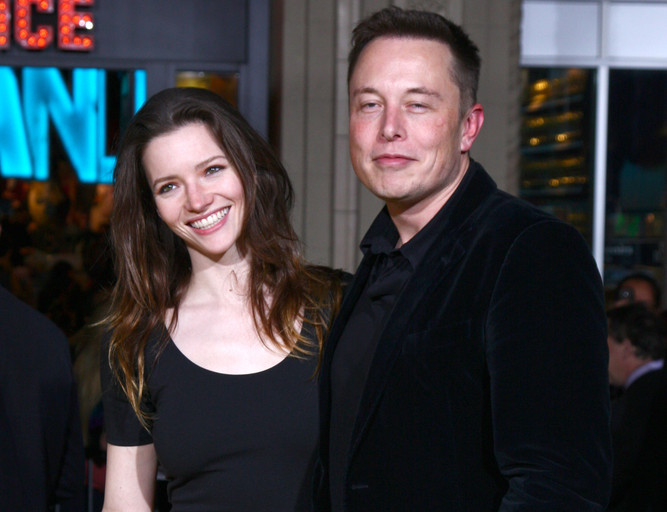 Talulah Riley and Elon Musk at the 'Oz THe Great and Powerful!' World Premiere at the El Capitan Theater on February 13, 2013 in Los Angeles, CA (Helga Esteb / Shutterstock)