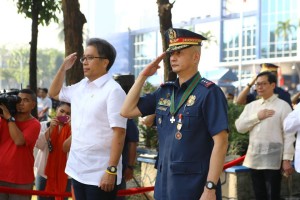 The Philippine National Police celebrates its 24th Founding Anniversary on January 26, 2015 led by DILG Secretary Mar Roxas and PNP Officer-In-Charge Police Deputy Director General Leonardo Espina (Photo by Toti Navales)