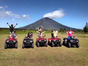 Tour the area of the majestic Mayon Volcano on an ATV (Photo courtesy of www.mayonatvtour.com)