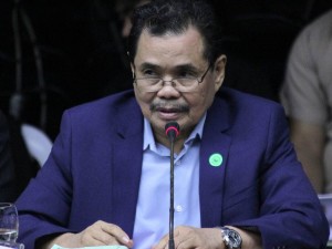 MILF Chief Peace Negotiator Mohagher Iqbal at Thursday's (Feb 12, 2015) Senate hearing on the Mamasapano clash (Photo courtesy of Sen. Grace Poe's Facebook page)