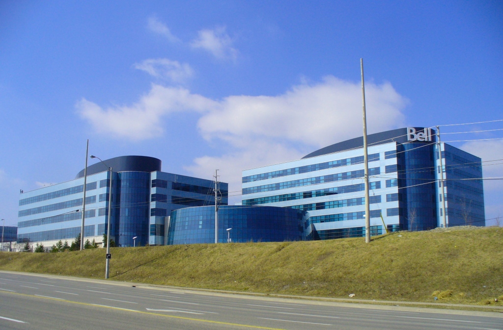 Bell Mobility Headquarters in Mississauga, Ontario (Wikipedia photo)