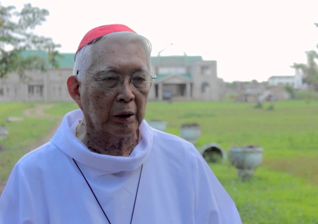 Manila Archbishop Emeritus Gaudencio Cardinal Rosales (screenshot from Global Peace Awards footage)