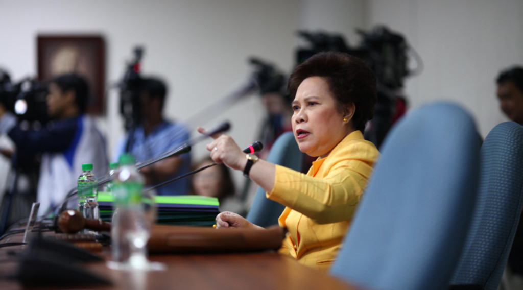 Senator Miriam Defensor-Santiago (Photo from Santiago’s website)