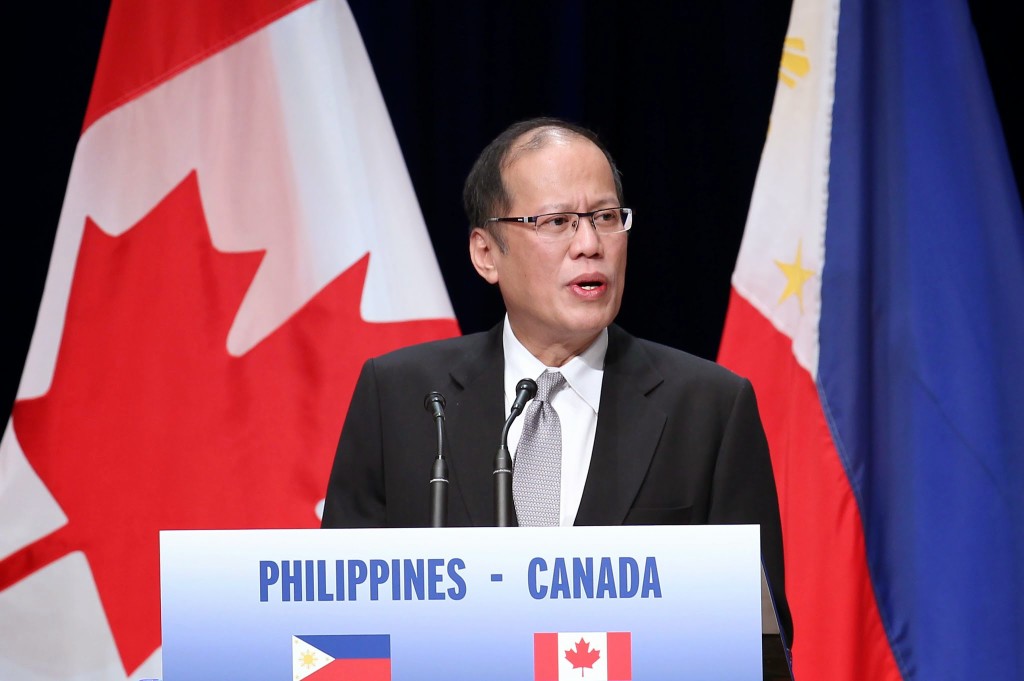 (TORONTO, Canada) President Benigno S. Aquino III delivers his speech during the Reception hosted by The Right Honourable Stephen Harper, Prime Minister of Canada in Honor of President Aquino and the Filipino Community at the Roy Thomson Hall for his State Visit to Canada. (Photo by Ryan Lim/ Malacañang Photo Bureau)