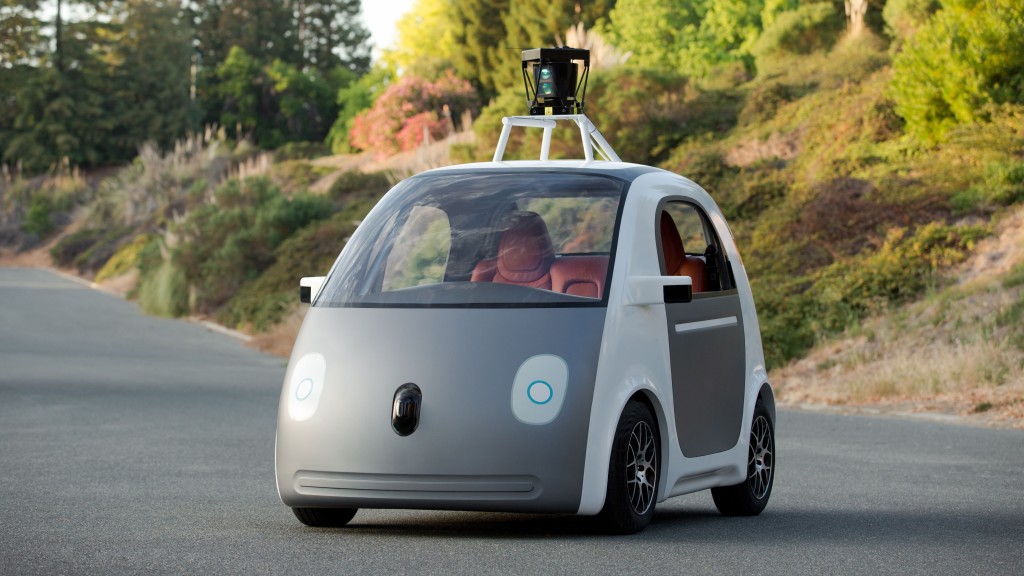 Google's "self-driving car" (Facebook photo)