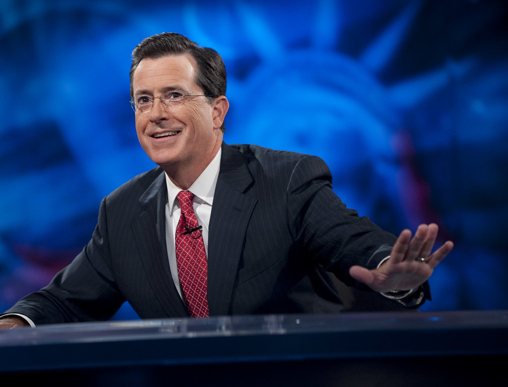  Host Stephen Colbert of Comedy Central's 'The Colbert Report' (Photo by Scott Gries / PictureGroup / Comedy Central)