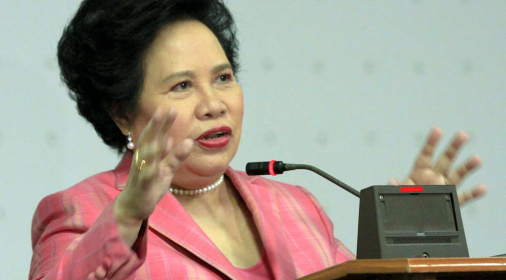 Senator Miriam Defensor-Santiago (Photo from Santiago's website)