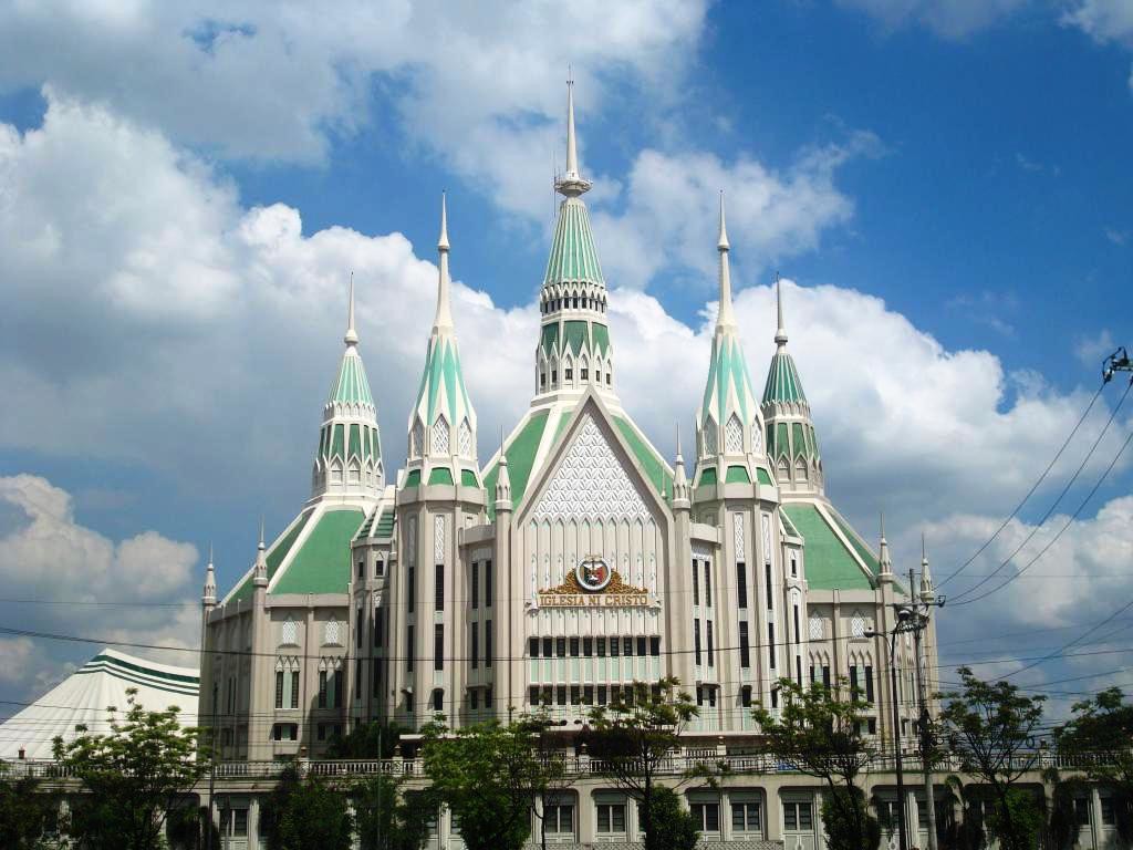 The 7,000 seater Iglesia ni Cristo Central Temple in Quezon City (Photo from Wikipedia/JGCanlas)