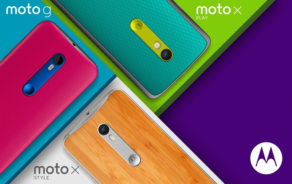 Moto G, Moto X Play and Moto X Style (Photo from Motorola)