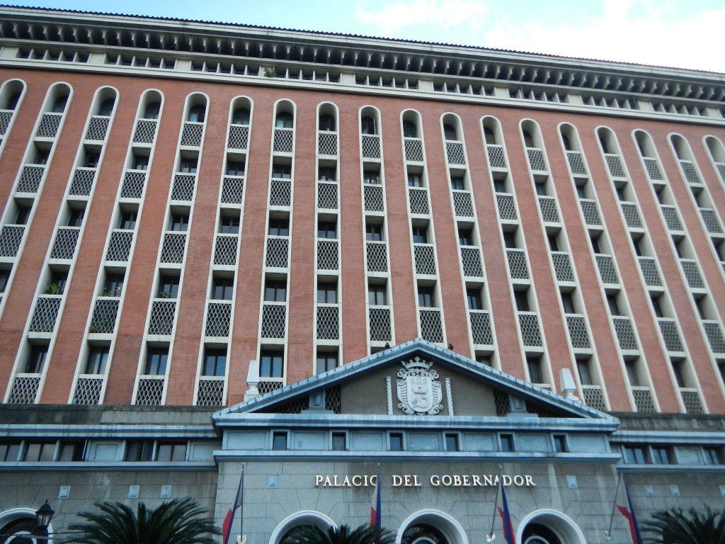Commission on Elections (COMELEC) at the Palacio del Gobernador Bldg., Gen. Luna St. cor. Andres Soriano Jr. Ave, Intramuros, Manila (Photo from Wikipedia/Ramon Velasquez)