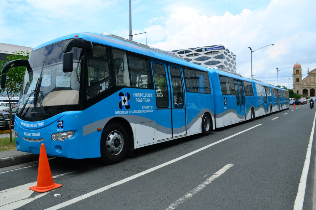 Pinoy-made Hybrid Electric Road Train (Contributed photo)