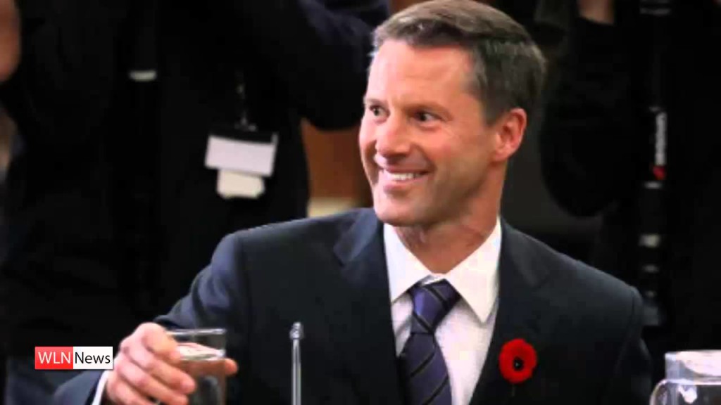 PM Stephen Harper's former Chief-of-Staff Nigel Wright (screenshot from WLN News footage)
