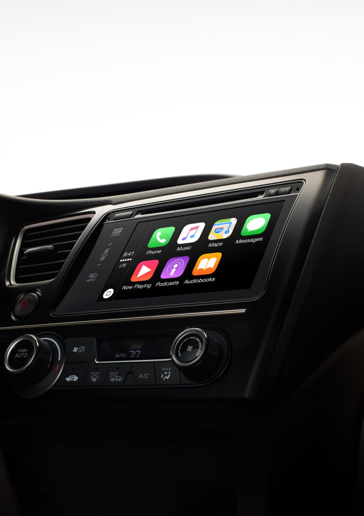 Apple's CarPlay (Photo from Apple)
