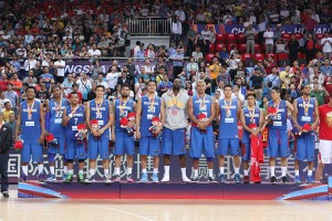 Gilas Pilipinas team (Photo taken from FIBA Facebook official fan page)