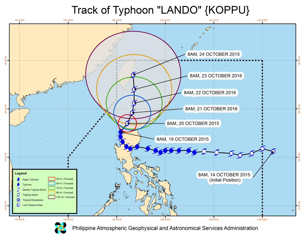 Tropical cyclone update from PAGASA 