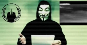 International network of activist computer hackers The Anonymous (Twitter photo)