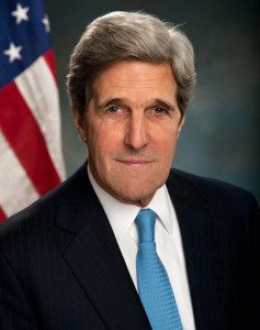 United States Secretary of the State John Kerry, uproars Israel on Sunday after warning that the country, through its continued West Bank occupation, will become a "binational state" (Wikipedia photo)