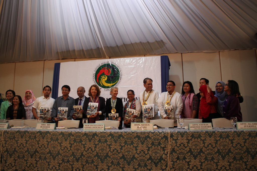 The TJRC launched its report on how to heal the wounds of war and address the grievances of the Bangsamoro in events held in Cotabato City and in Makati City in March 2016.  (Photo from OPAPP's website)