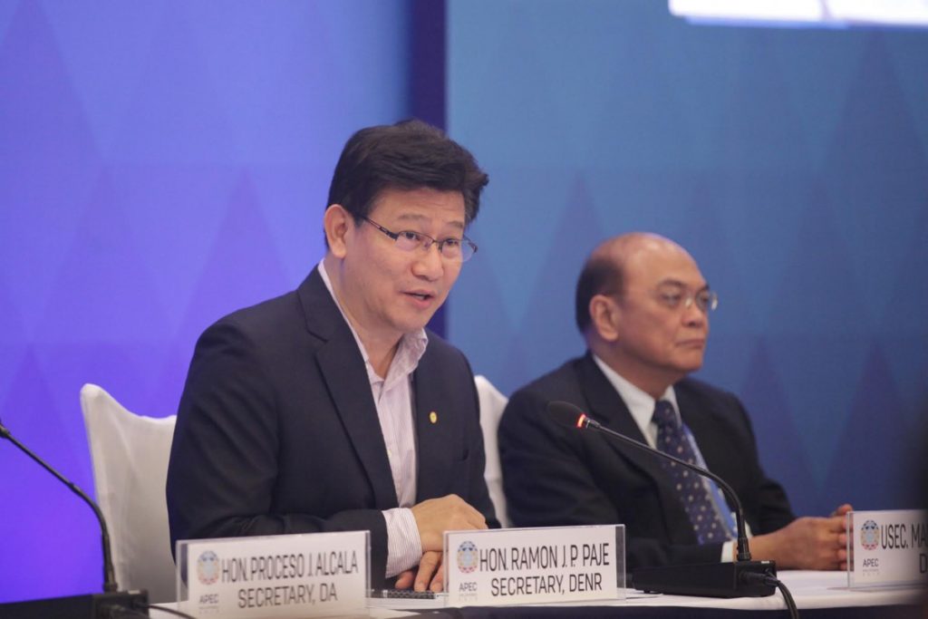 According to DENR Sec. Ramon Paje, the formal signing of the U.N. climate deal is a victory for the Philippines having been an active player in the seven-year effort to get the world to act on climate change. (Photo from DENR's website)