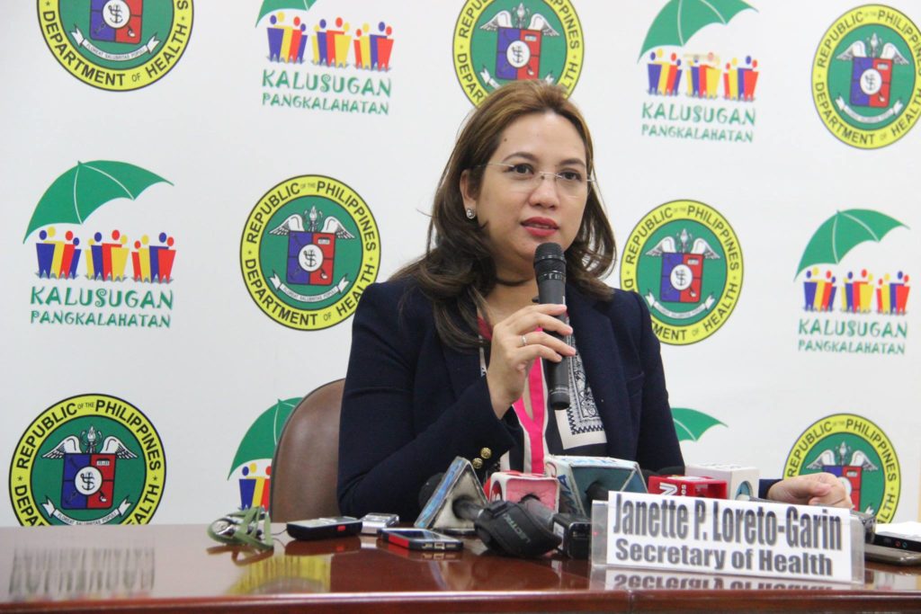 “Vaccination is a modern healthcare solution that brings benefits, so we should all take advantage of it as much as possible,” DOH Secretary Dr. Janette Garin stressed. (Photo: DOH's official Facebook page)