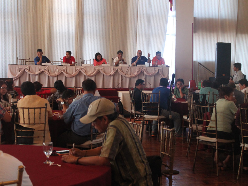 The labor sector called on national candidates to present a clear agenda to address contractualization in the private and public sectors during the Forum to Address Precarious Work at Rembrandt Hotel in Quezon City. (Photo from the National Anti-Poverty Commission's website)