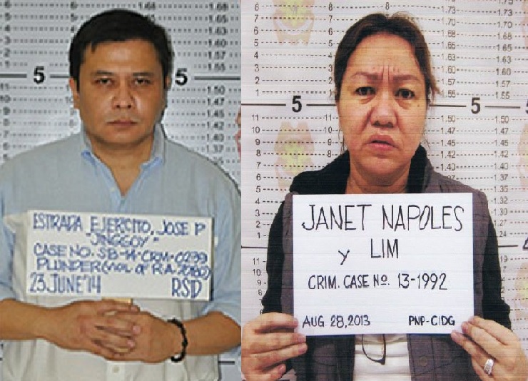 Sandiganbayan junks with finality Estrada's, Napoles' bail motions ...