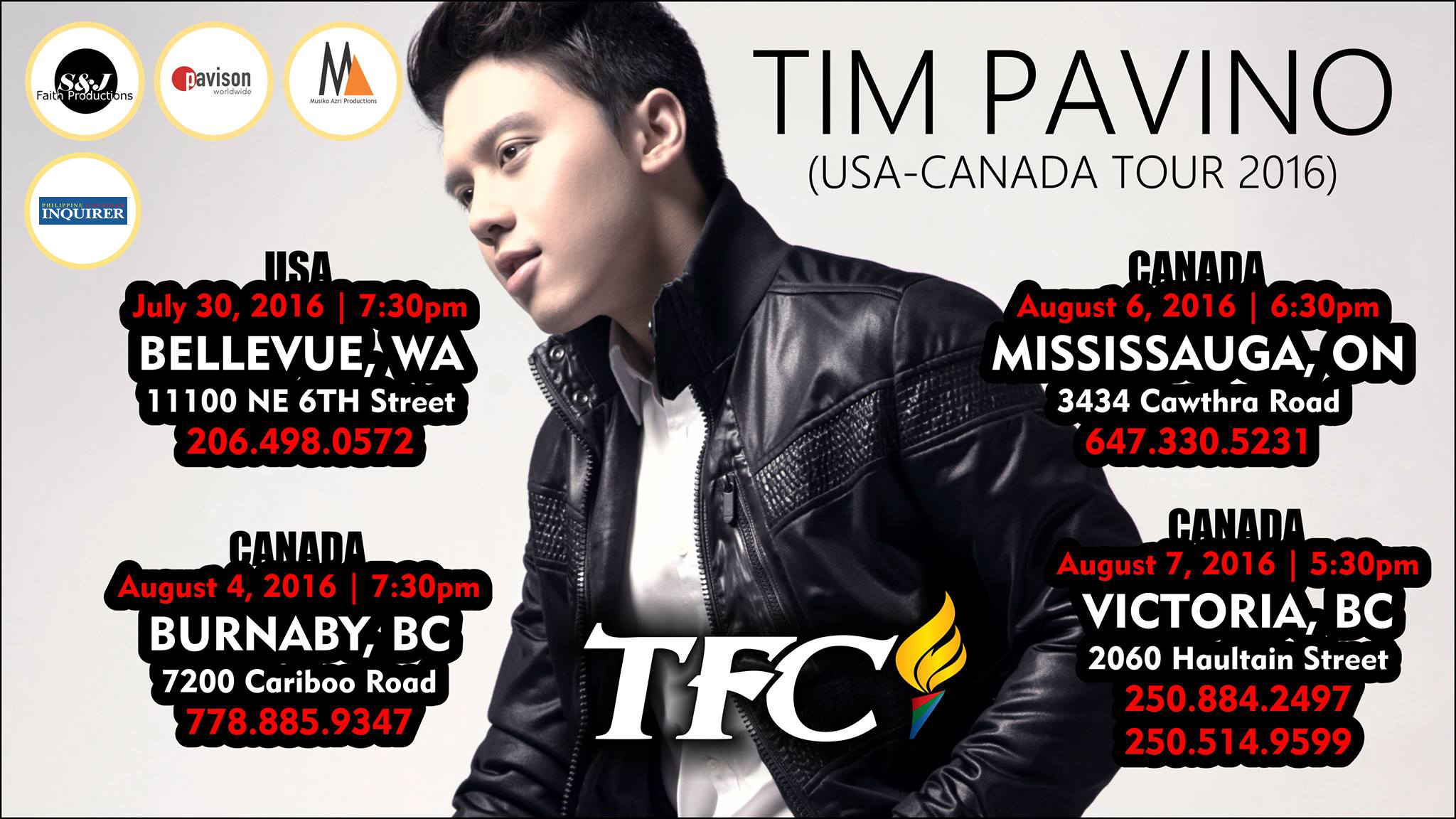 Poster_Timmy July 2016 Canada Tour