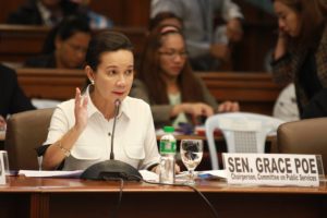 Poe, Chair of the Senate Committee on Public Services, suspended the supposed third hearing on the proposed powers on Tuesday saying that the DOTr has yet to submit a concrete projects which need the powers. (Facebook photo)