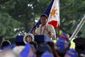 Duterte has had an uneasy relationship with America and has said he will chart a foreign policy that is not dependent on the U.S., his country’s longtime treaty ally. (Photo Avito Dalan/PNA)