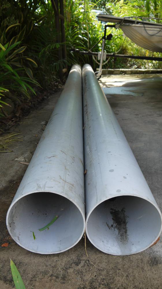 2 – 250mm PVC pipes