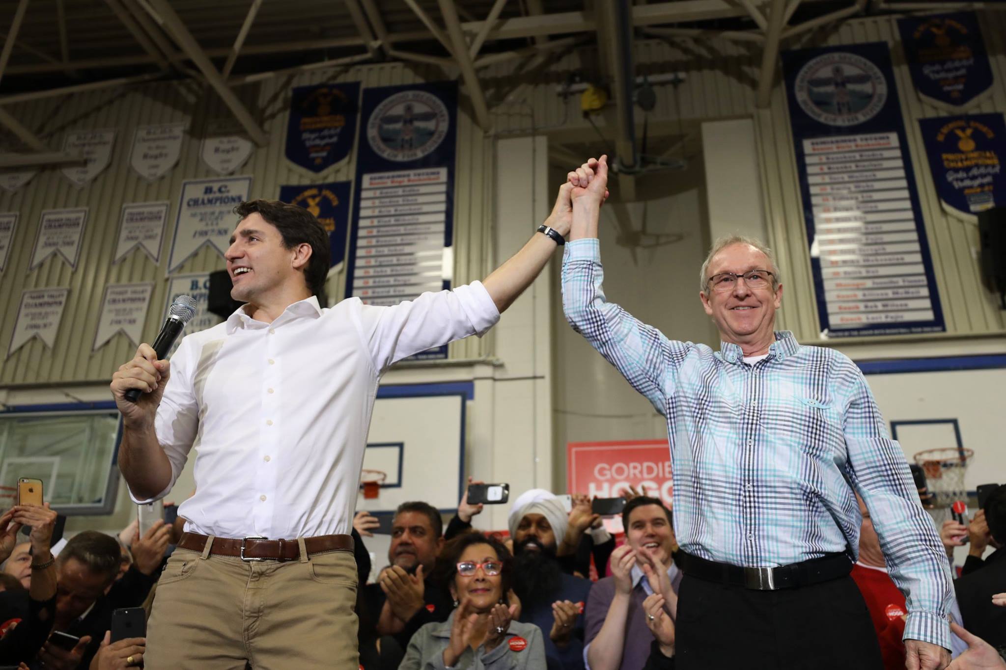 Justin Trudeau's Liberals scored another byelection upset Monday, snatching the British Columbia riding of South Surrey-White Rock away from the Conservatives. (Photo: Gordie Hogg/Facebook)