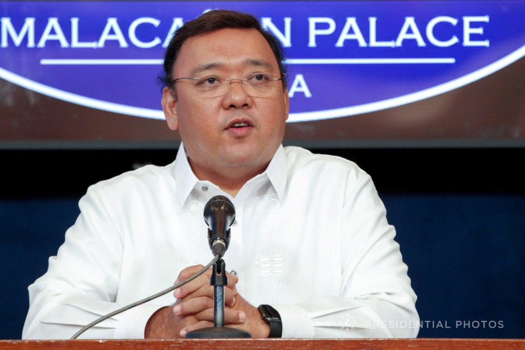 “We are pleased to note that Filipino families who consider themselves mahirap or poor continue to decrease to a record-low 42 percent in March 2018,” Presidential Spokesperson Harry Roque said in a press statement. (YANCY LIM/PRESIDENTIAL PHOTO)