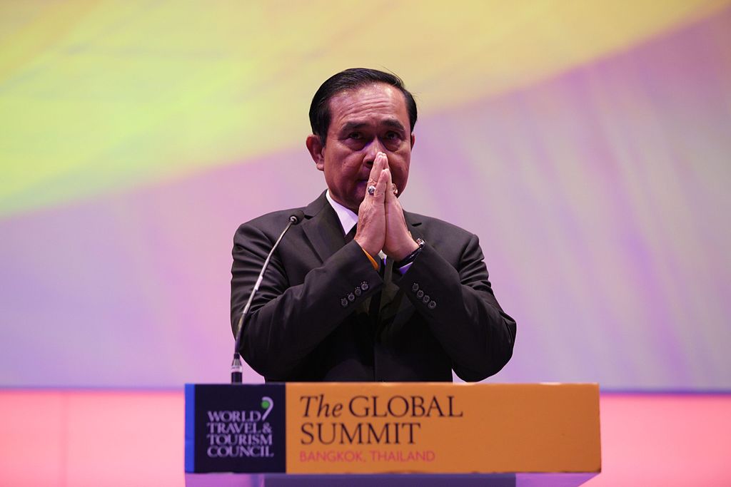 Prayut Chan-o-cha, WTTC Global Summit, 2017 (Photo By World Travel & Tourism Council - H.E. General Prayut Chan-o-cha, Prime Minister, Kingdom of Thailand, CC BY 2.0)